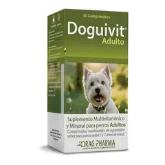 Dragpharma - DOGUIVIT PERRO ADULTO MULTIVITAMINICO 30 COMP