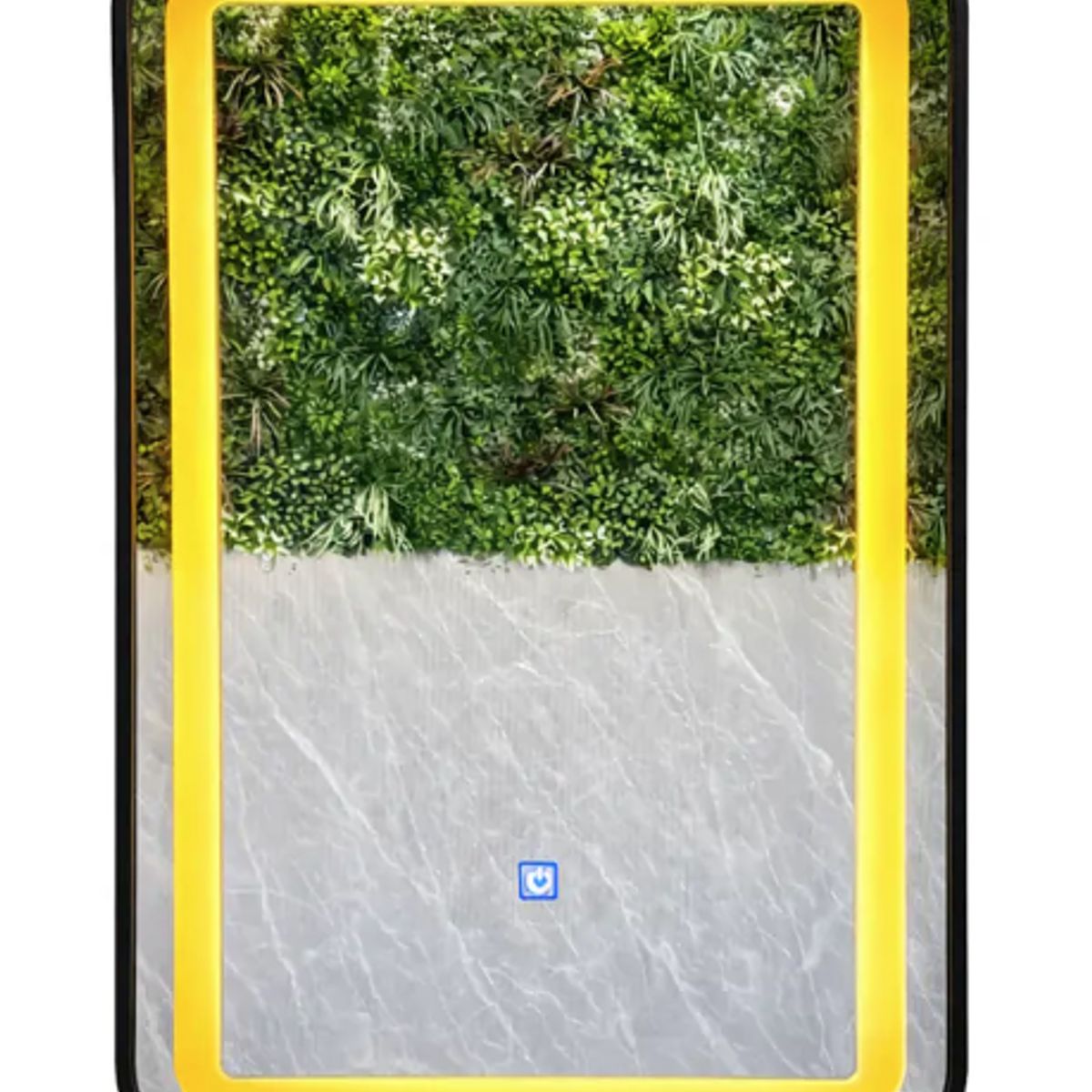 GENERICO - Espejo LED Rectangular L05 Black 50x70 cm