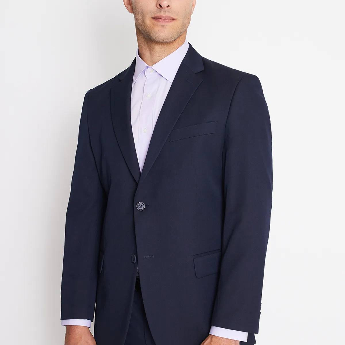 MAVIANNI - Traje Formal Hombre Regular Twill Azul Marino