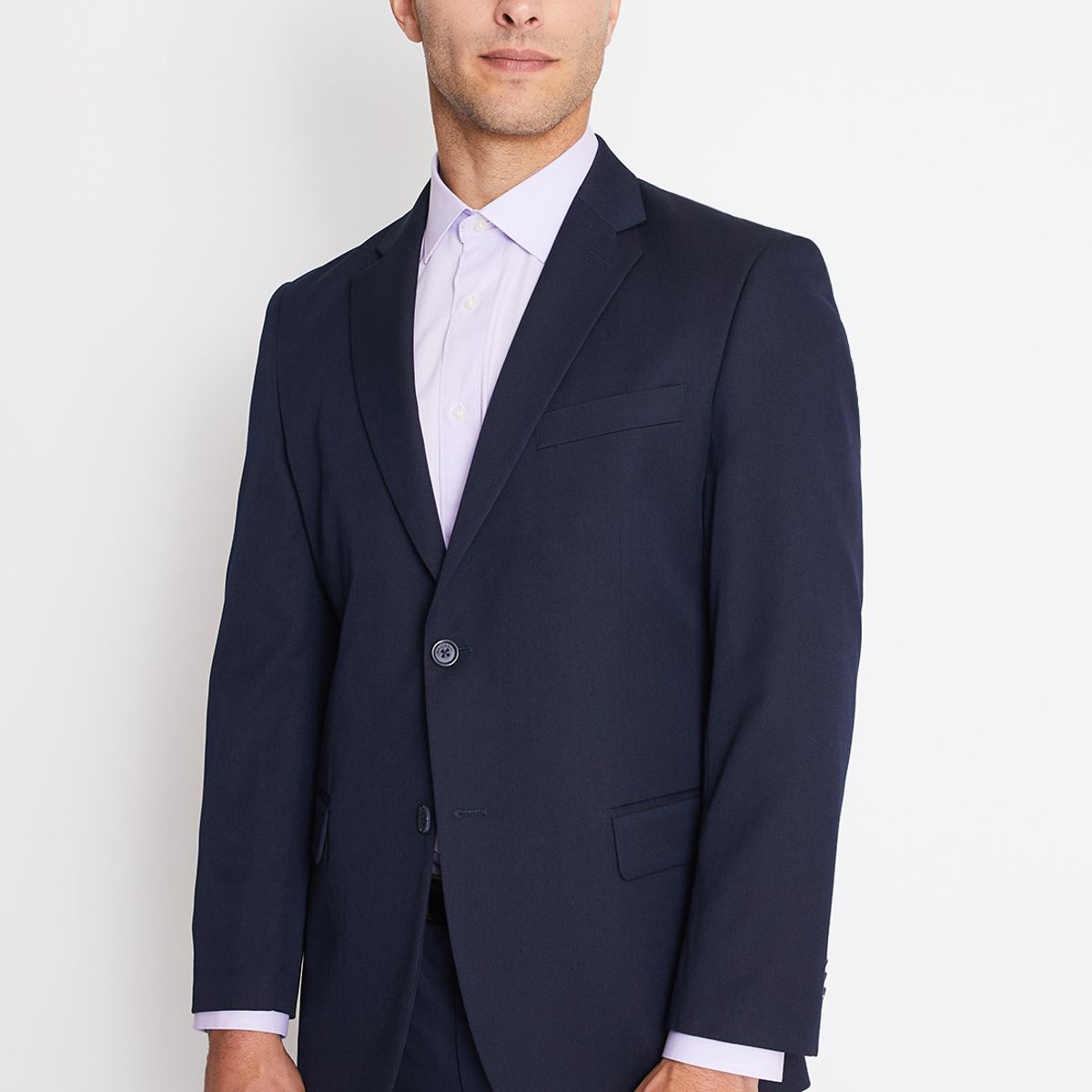 MAVIANNI - Traje Formal Hombre Regular Twill Azul Marino