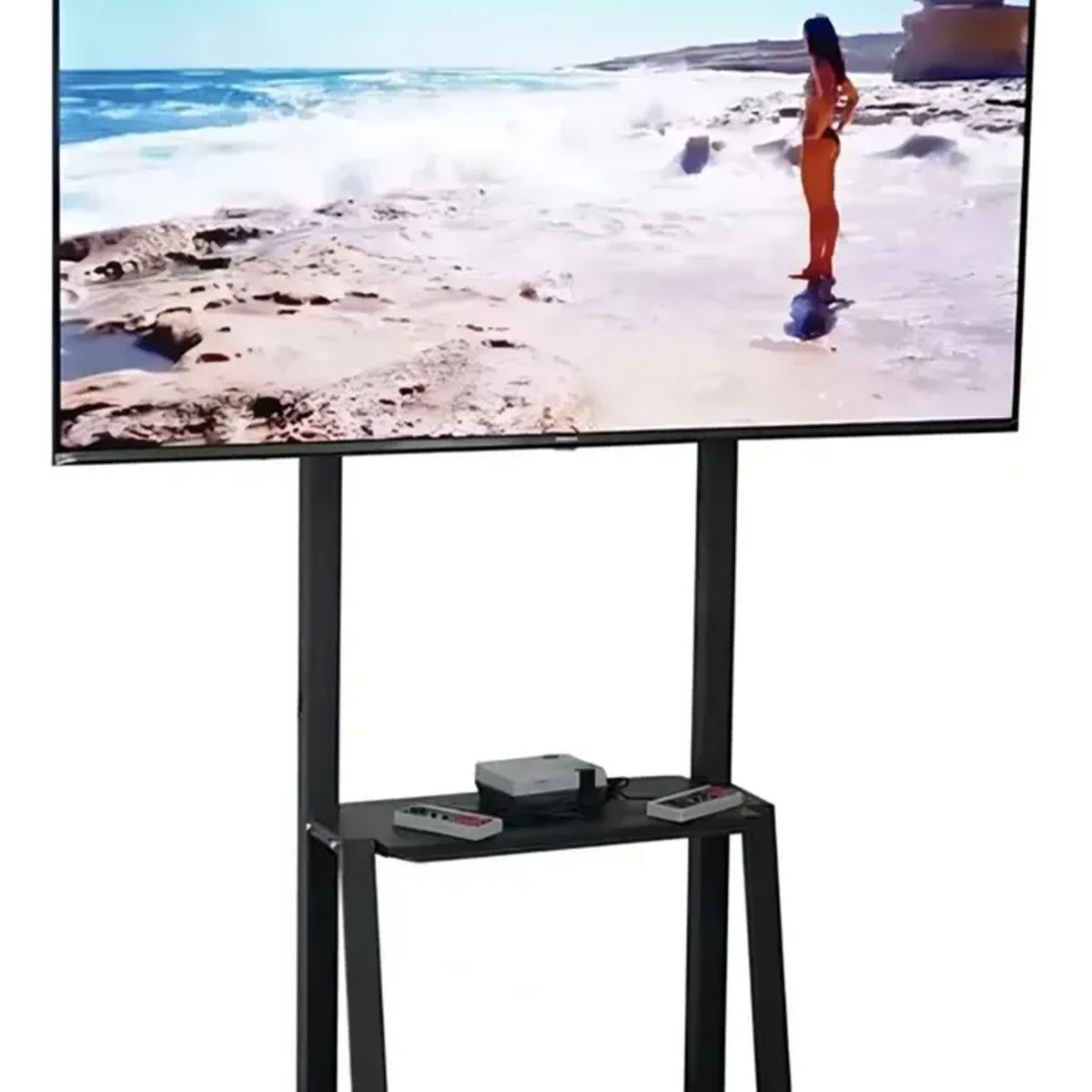 GENERICO - SOPORTE TV CON RUEDAS 32 - 75 PULGADAS NEGRO