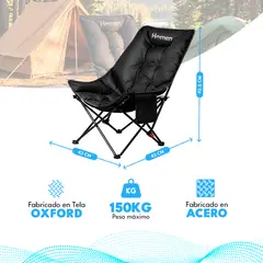 HOMEN - Silla Camping Plegable EC