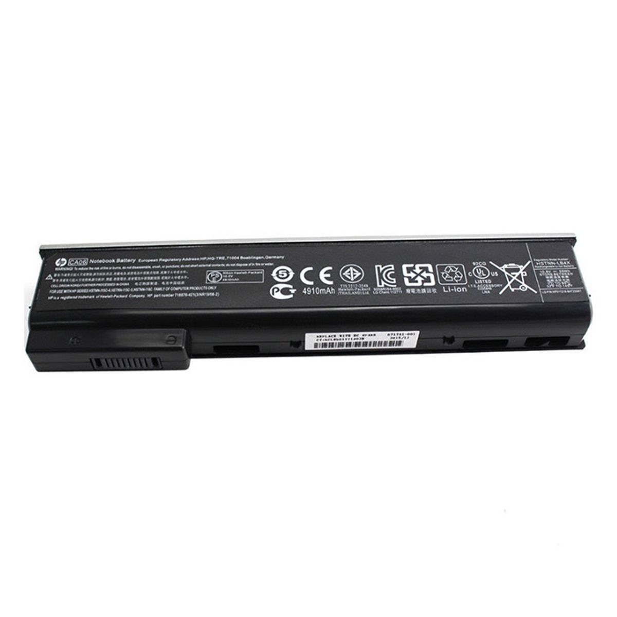 GENERICO - BATERIA PARA NOTEBOOK HP PROBOOK 640 G1 6 CELDAS NEGRO CA06