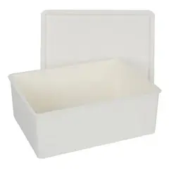 GENERICO - Organizador multiuso para cocina y baño 8.8L blanco