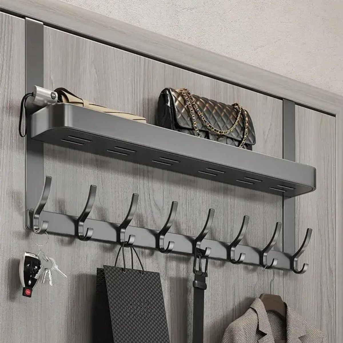 GENERICO - Organizador Multiuso para Puerta de Baño y Ducha