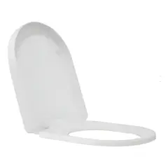 GENERICO - Asiento y tapa para WC con cierre suave blanco