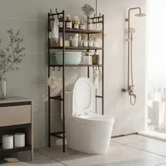 GENERICO - Rack Organizador para Baño 3 Niveles Capacidad 30kg