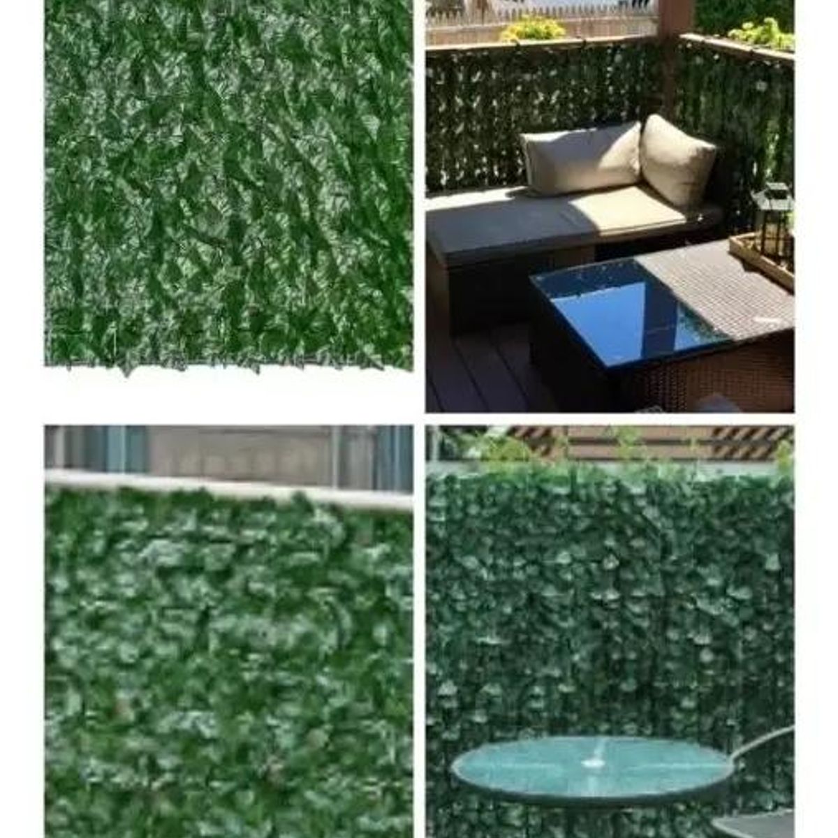 GENERICO - Malla de hojas artificiales para decoración 1x3 m
