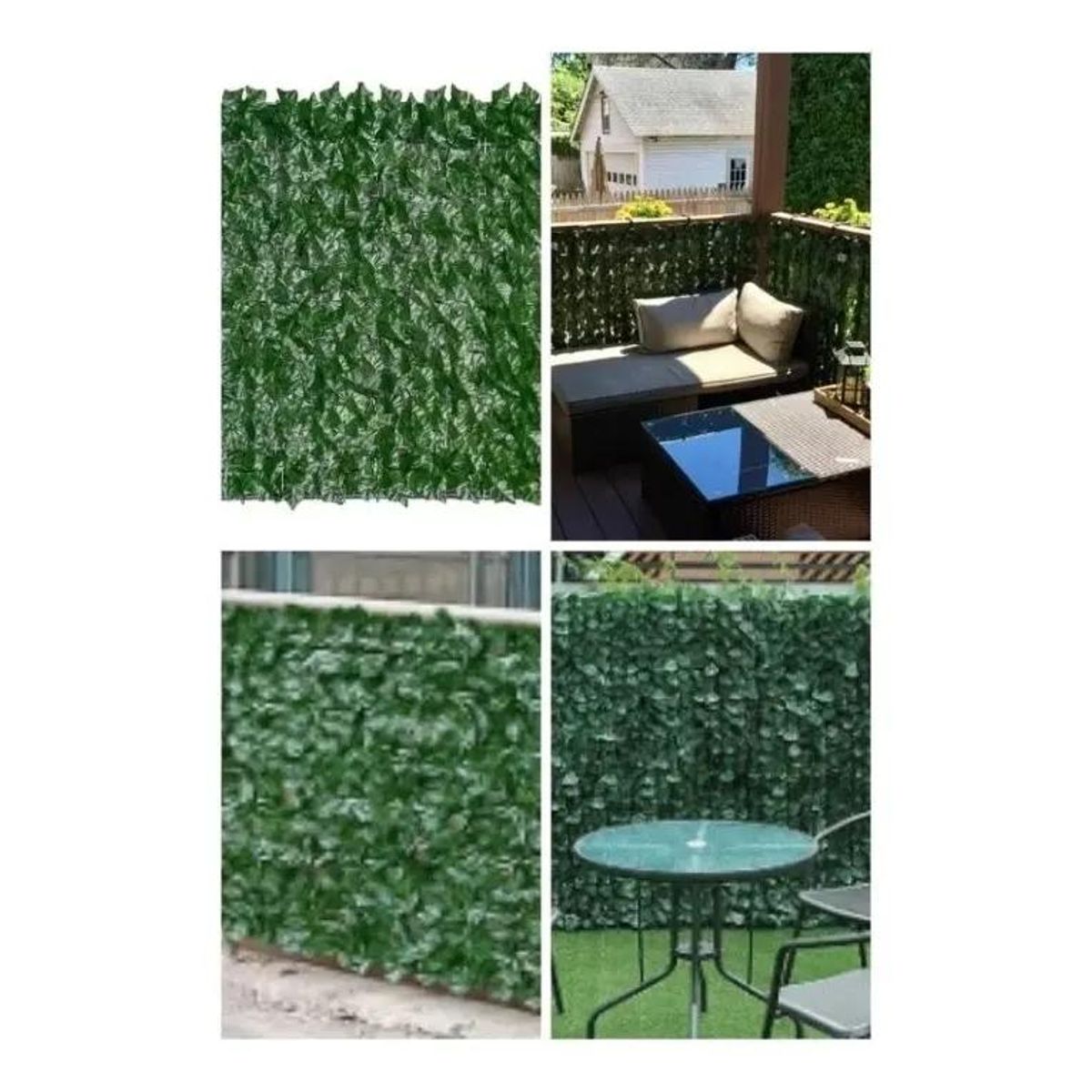 GENERICO - Malla de hojas artificiales para decoración 1x3 m