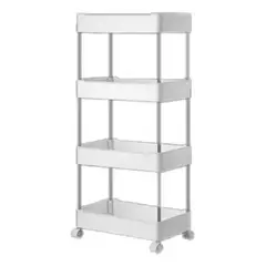 GENERICO - Carrito Organizador Delgado 4 Niveles para Baño o Cocina