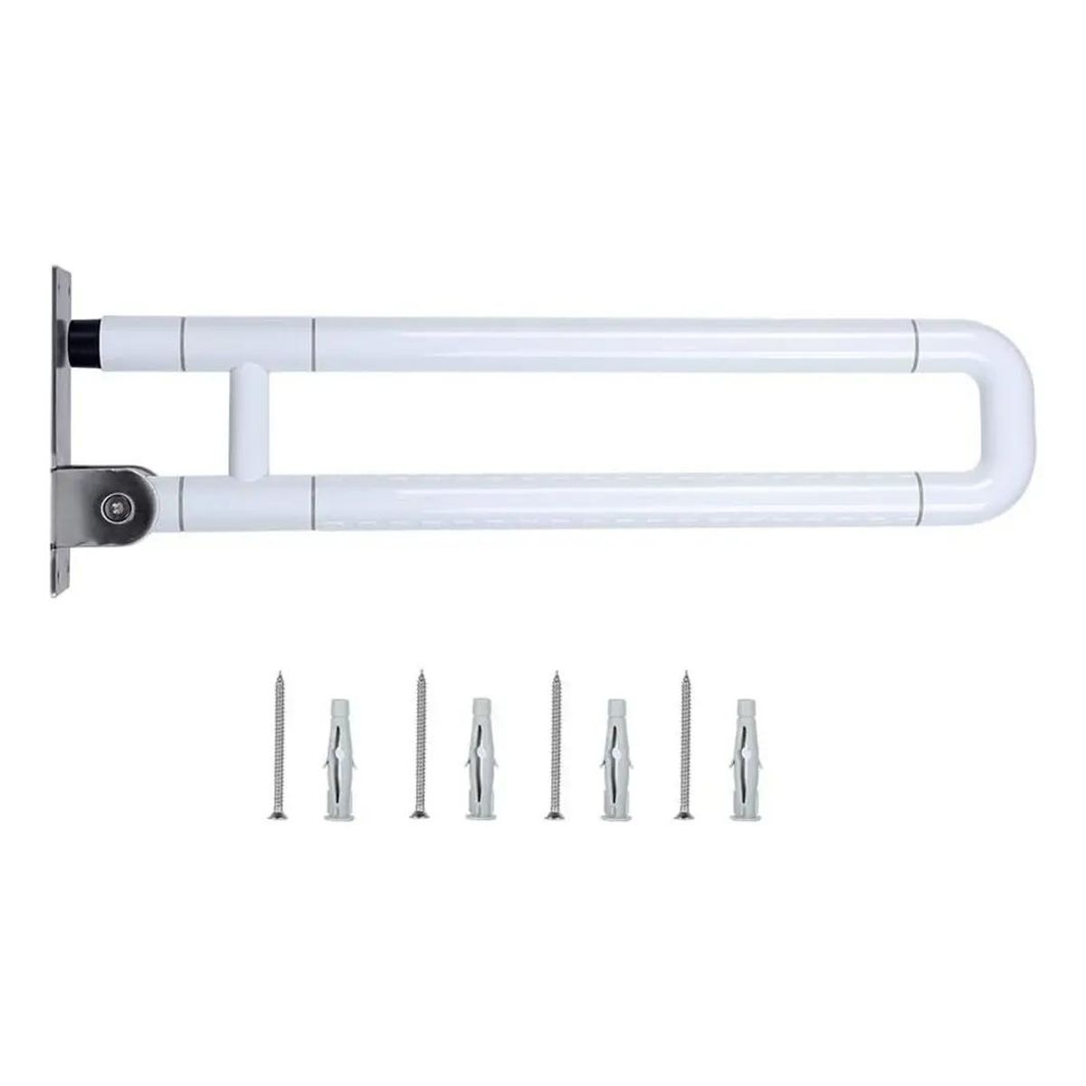 GENERICO - Barra de Seguridad Abatible de Acero Inoxidable 60cm
