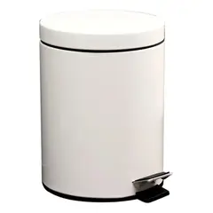 GENERICO - Papelera con pedal 8 litros para oficina y baño