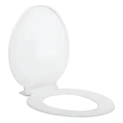 GENERICO - Tapa para WC plástica blanca universal redonda