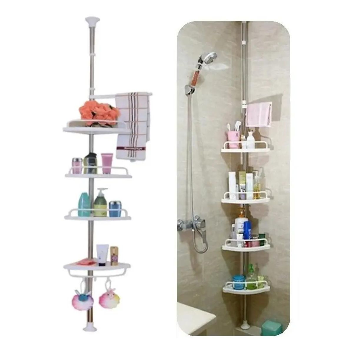 GENERICO - Organizador Esquinero para Ducha y Cocina