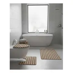 GENERICO - Set de baño 3 piezas suaves y absorbentes