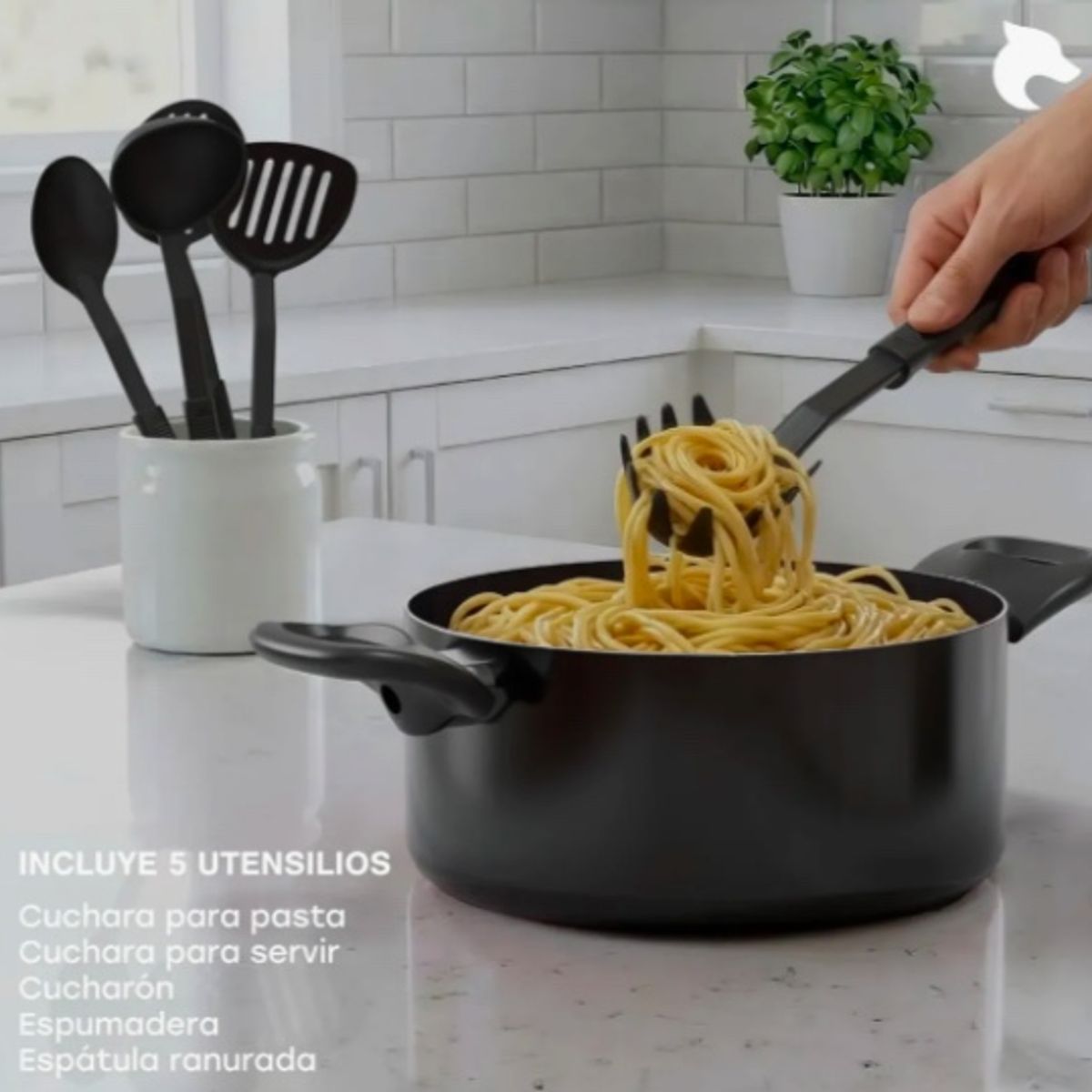 GENERICO - Batería De Cocina 15 Pzs Aluminio Antiadherente