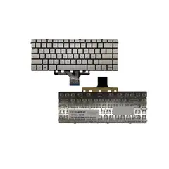 GENERICO - TECLADO PARA NOTEBOOK HP 14-DW ESPAÑOL SILVER RETROILUMINADO