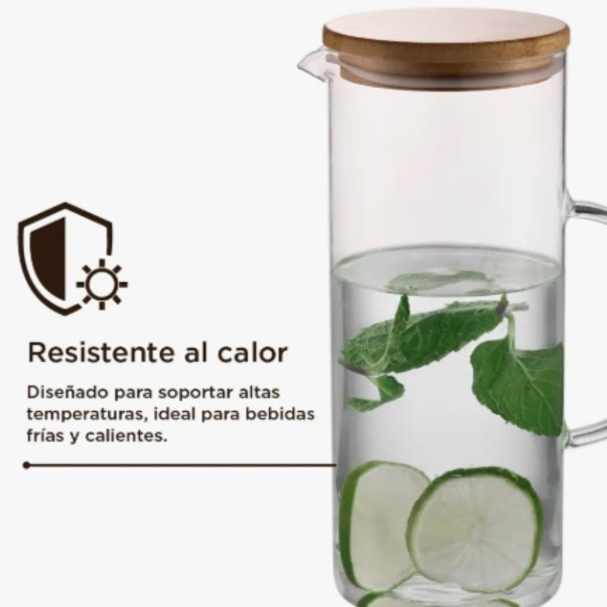 GENERICO - Jarro De Vidrio De Agua