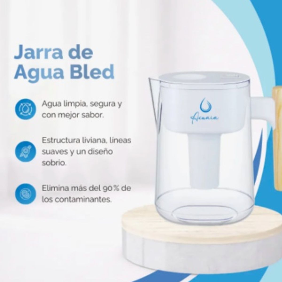 GENERICO - Jarra De Agua 2,4LT + FILTRO