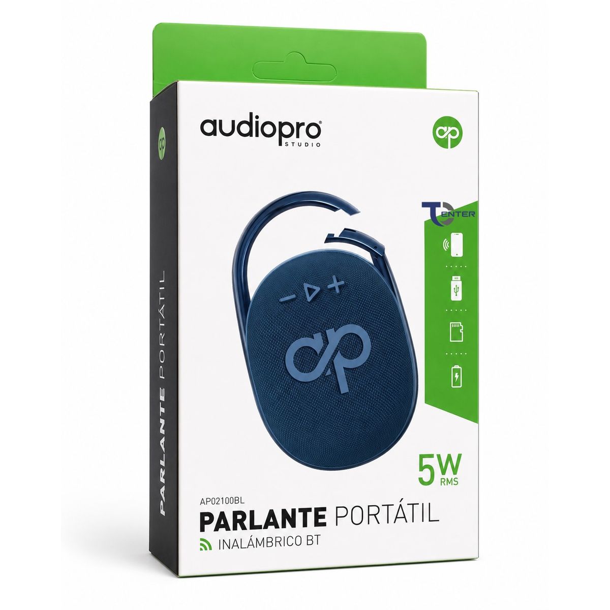 AUDIOPRO - Parlante BT Audiopro 5w Inalámbrico AP02100BL Azul