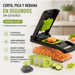 MOVI - Picador de Frutas y Verduras 12 en 1