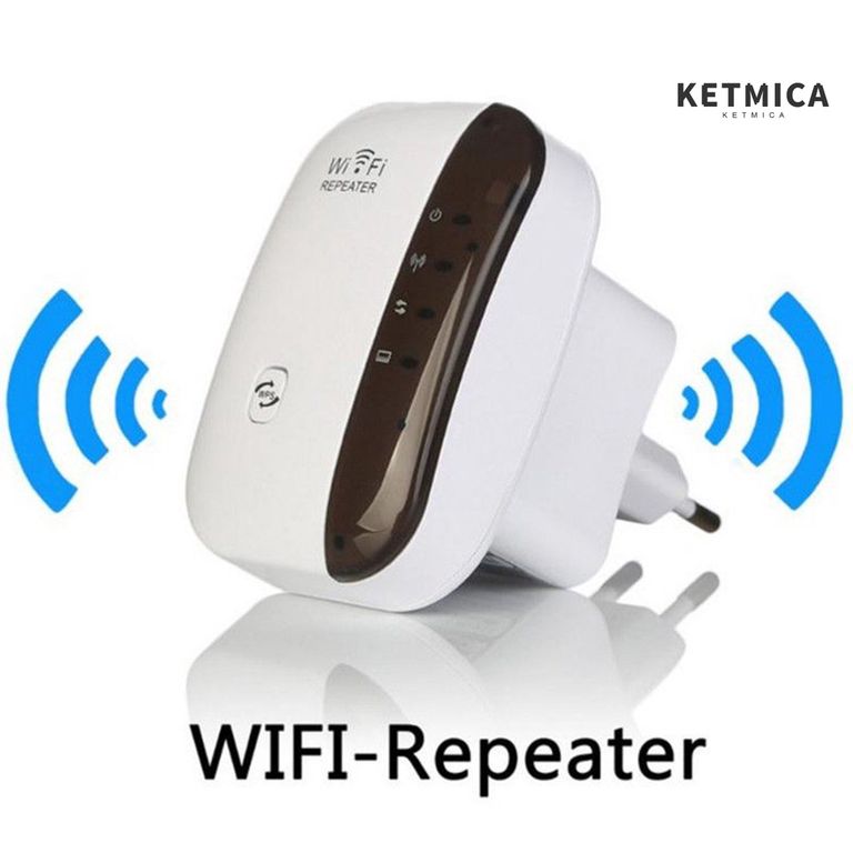 MOVI AMPLIFICADOR WIFI KETMICA 300MBPS 24GHZ CON WPS Y PUERTO LAN