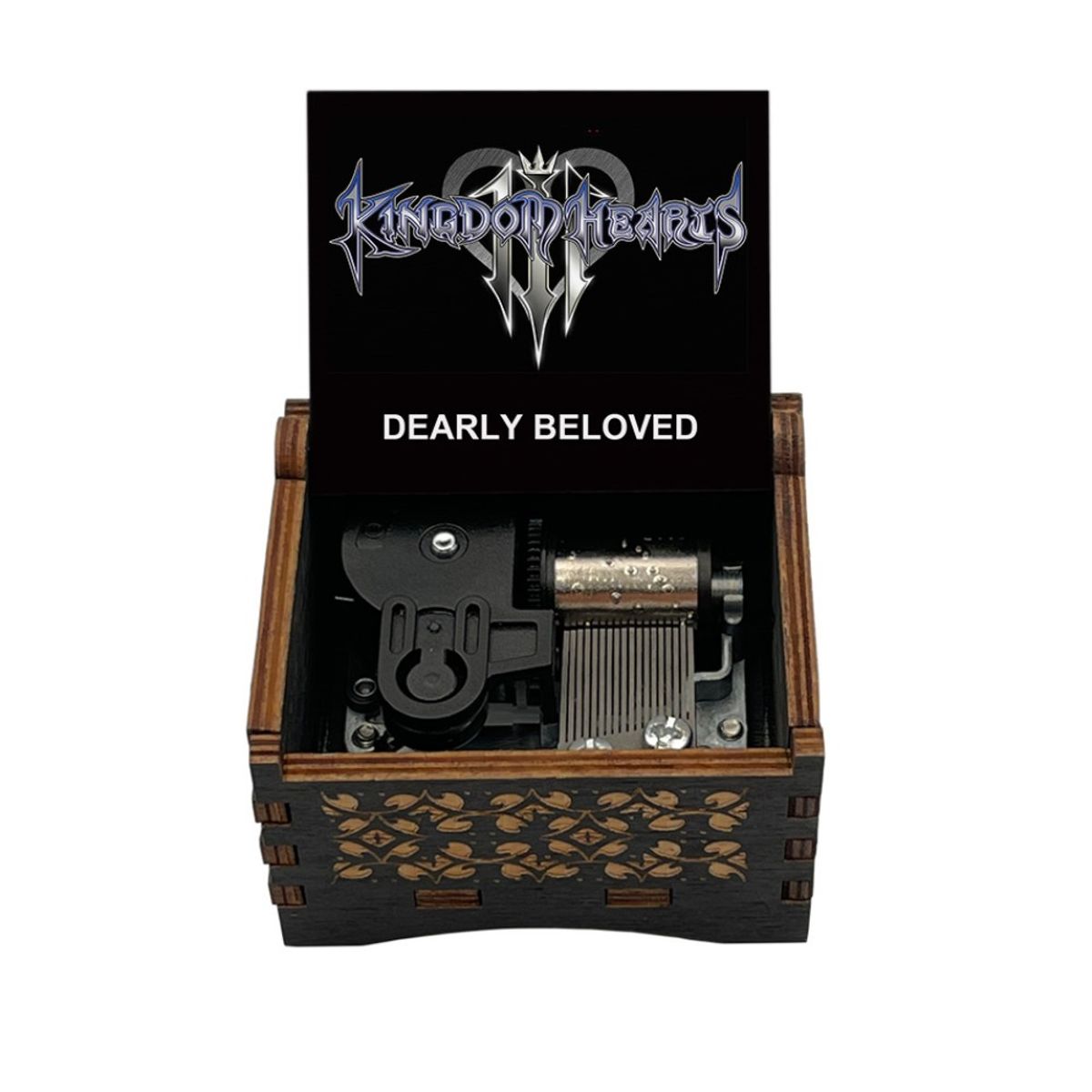 GENERICO - Caja Musical Madera Kingdom Hearts Utada Hikaru