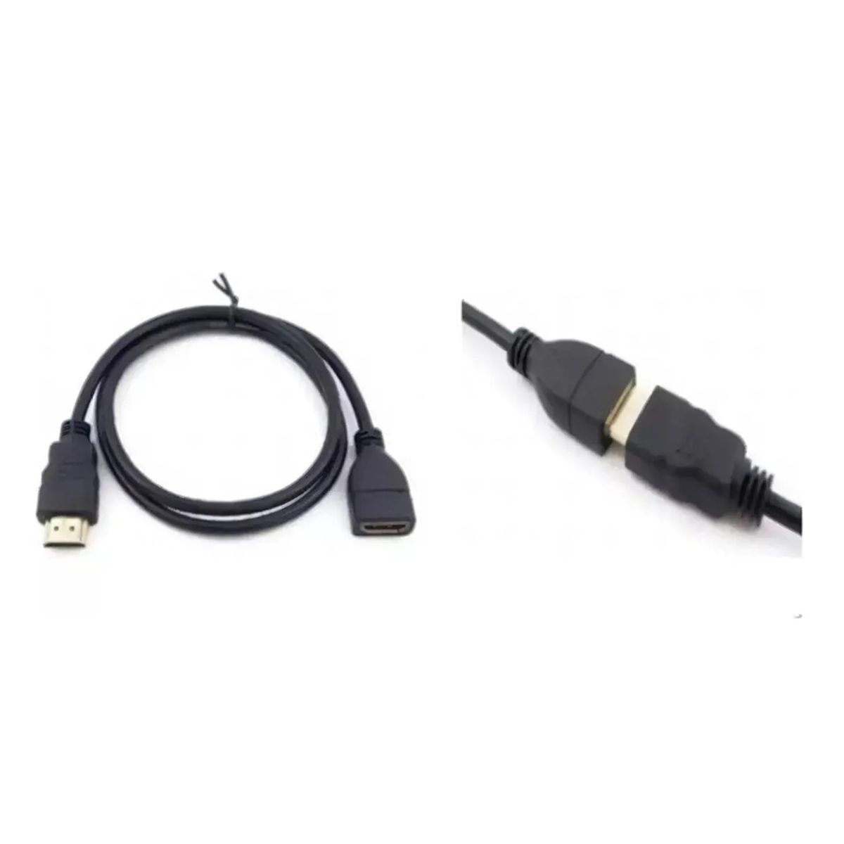 GENERICO - Cable Extensor Hdmi De 30 cm Macho-hembra