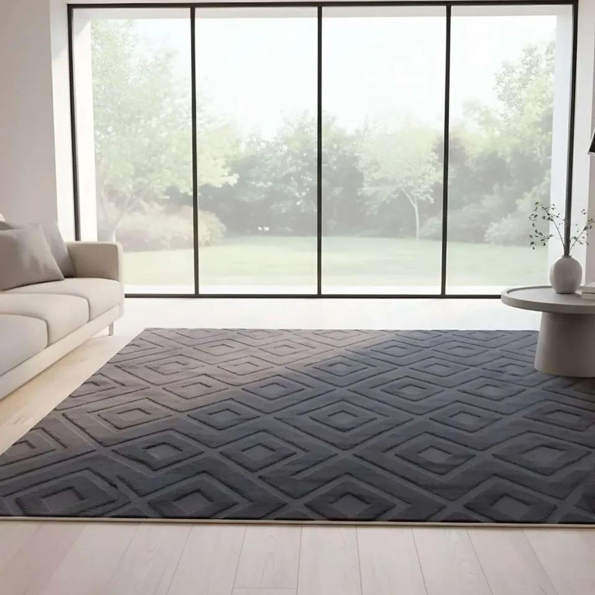 GENERICO - Alfombra Jacquard Moderna 240x200 cm