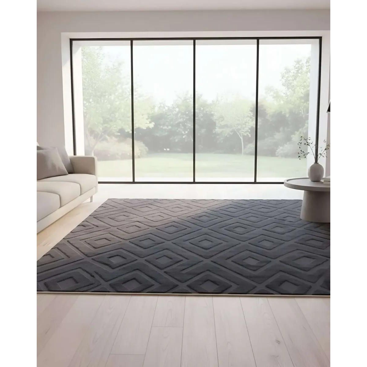 GENERICO - Alfombra Jacquard Moderna 240x200 cm