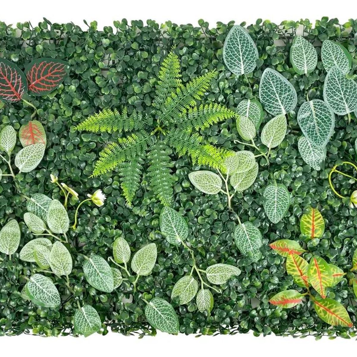 GENERICO - Pack 6 Paneles Pasto Sintético Estilo Trébol 60x40 cm