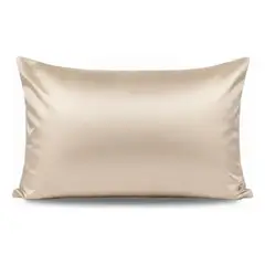 GENERICO - Funda de Almohada Queen Seda 22mm con Iones de Plata