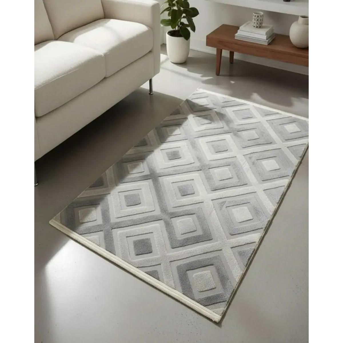 GENERICO - Alfombra Jacquard Antideslizante 200x240 cm
