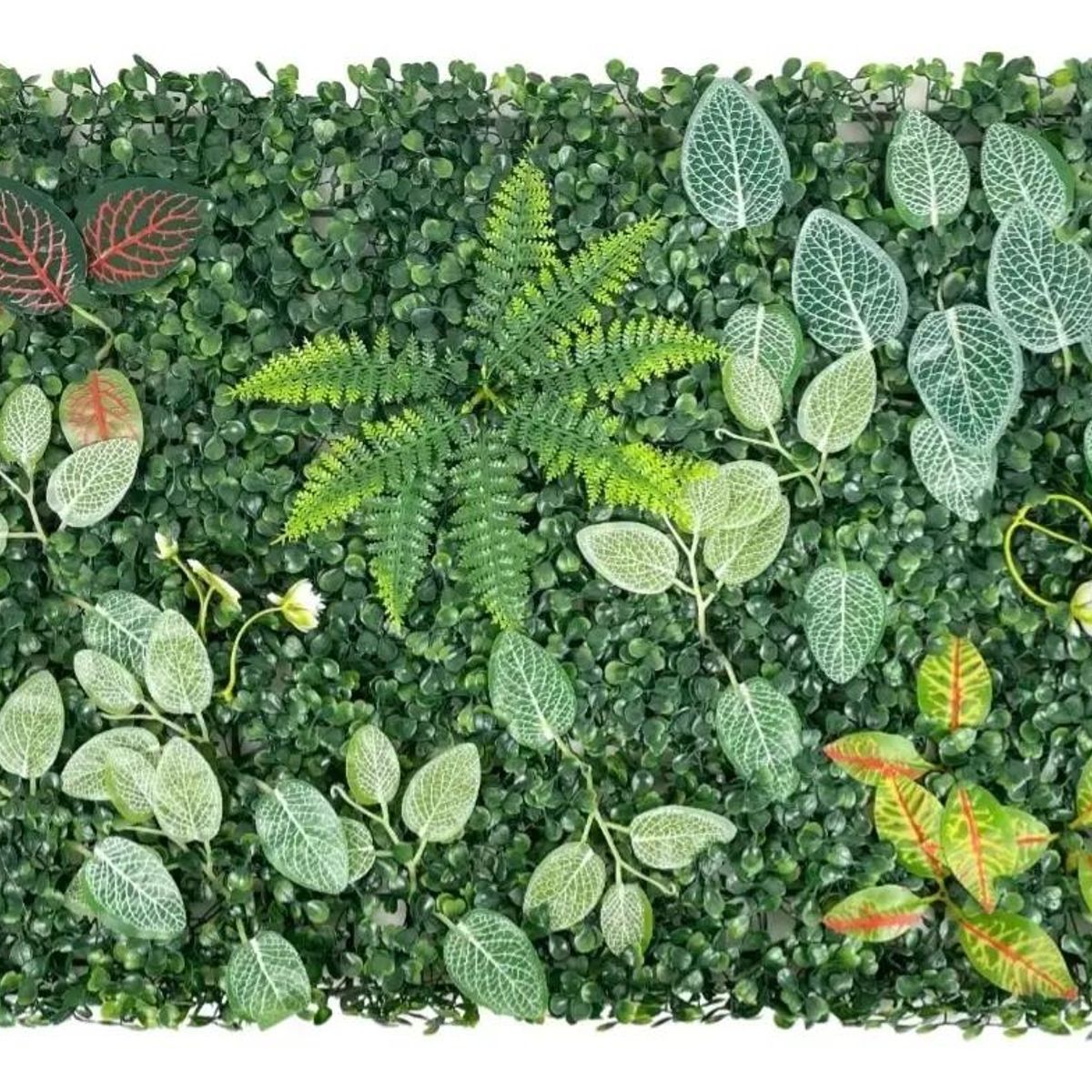GENERICO - Pack 6 Paneles Pasto Sintético Estilo Trébol 60x40 cm