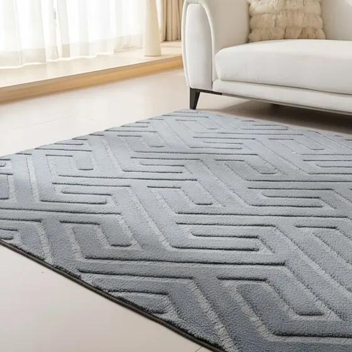 GENERICO - Alfombra Jacquard Cutting 160x200 cm para Living