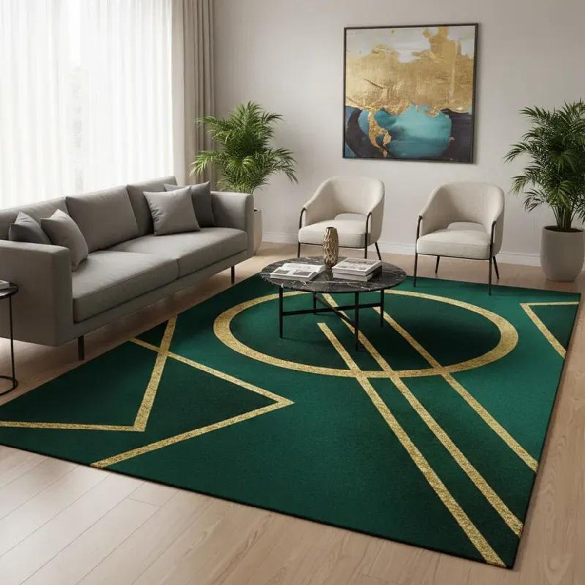 GENERICO - Alfombra Antideslizante 3D 300x200 cm