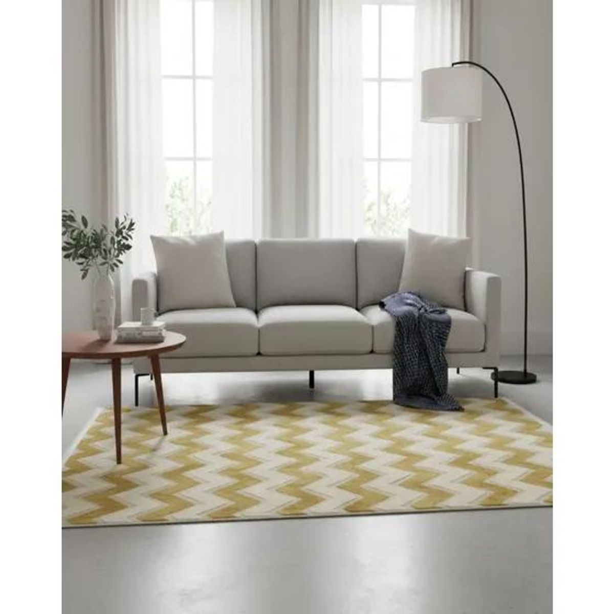 GENERICO - Alfombra Jacquard Antideslizante 200x240 cm