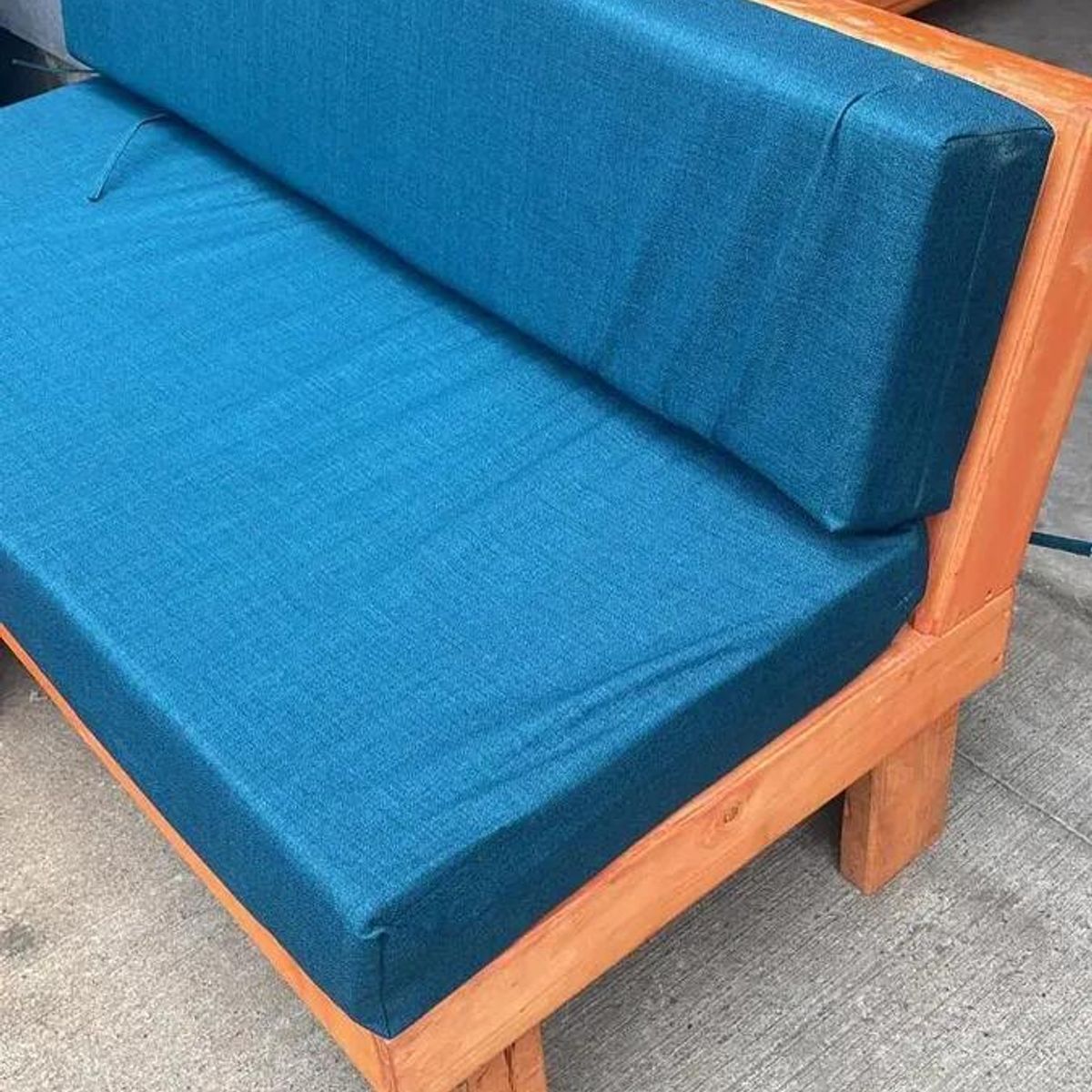 GENERICO - Cojín Rectangular para Terraza 124x50x10 cm Densidad 21
