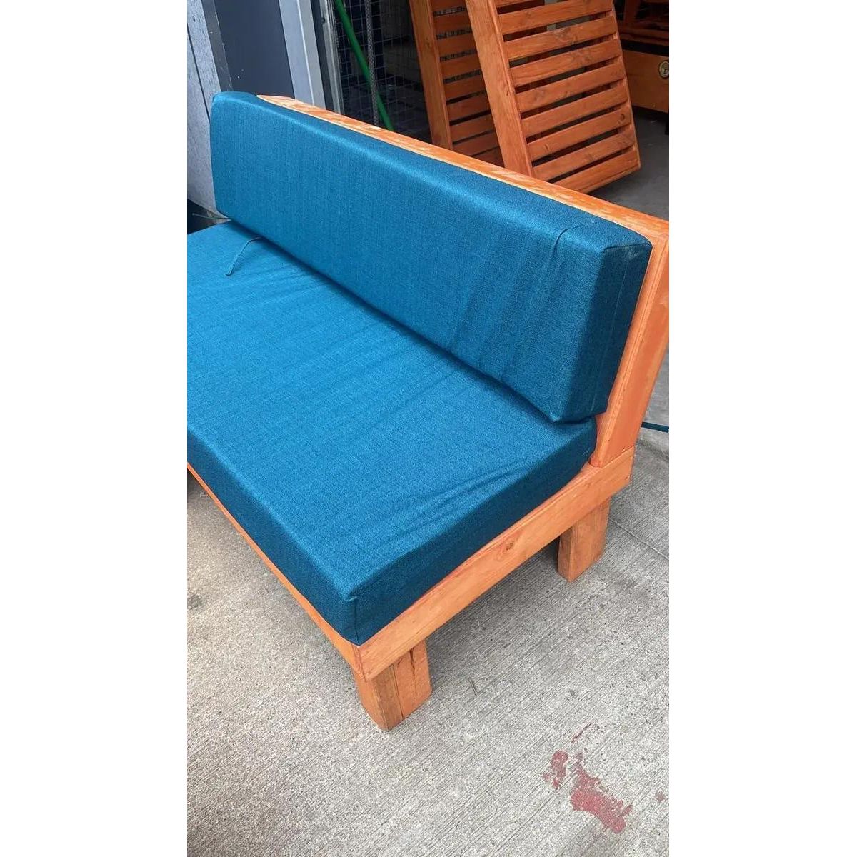 GENERICO - Cojín Rectangular para Terraza 124x50x10 cm Densidad 21