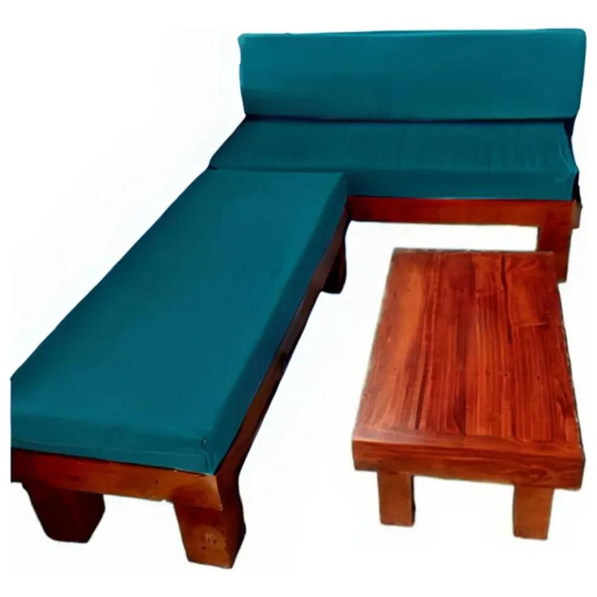 GENERICO - Cojín Rectangular para Terraza 124x50x10 cm Densidad 21