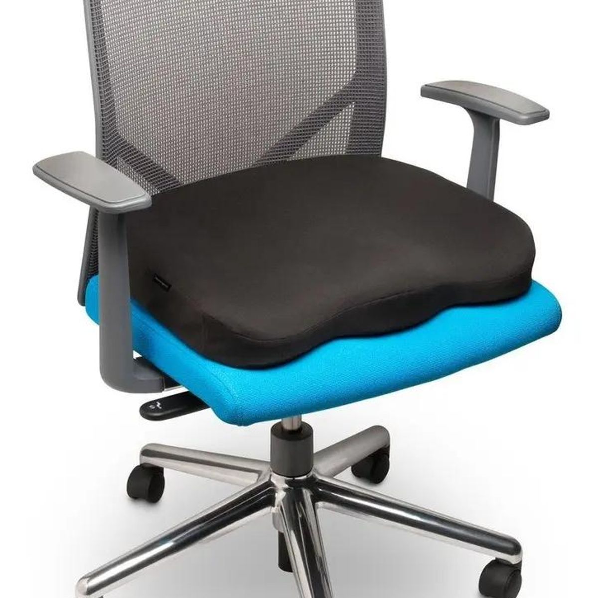 GENERICO - Cojín de Asiento Memory Foam 2.0 Color Plata