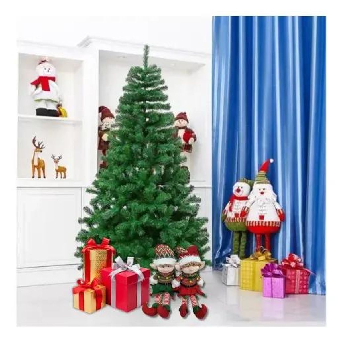 GENERICO - Árbol de Navidad Pino Verde Frondoso 2.10m