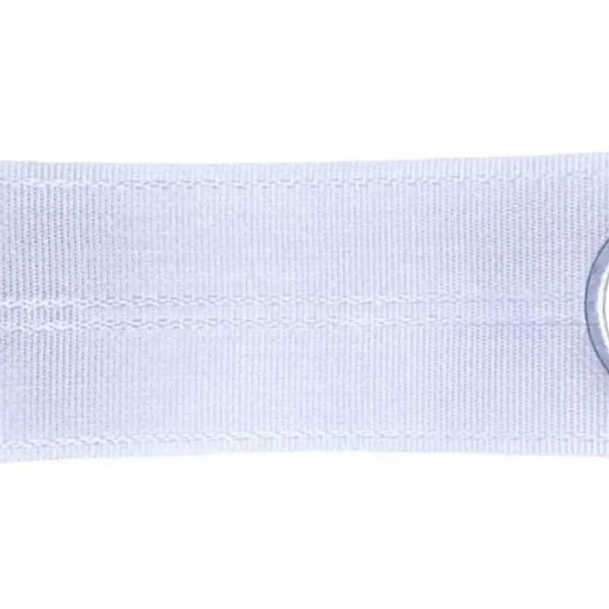 GENERICO - Huincha de cortina rollo 50m blanca con ojetillo grande