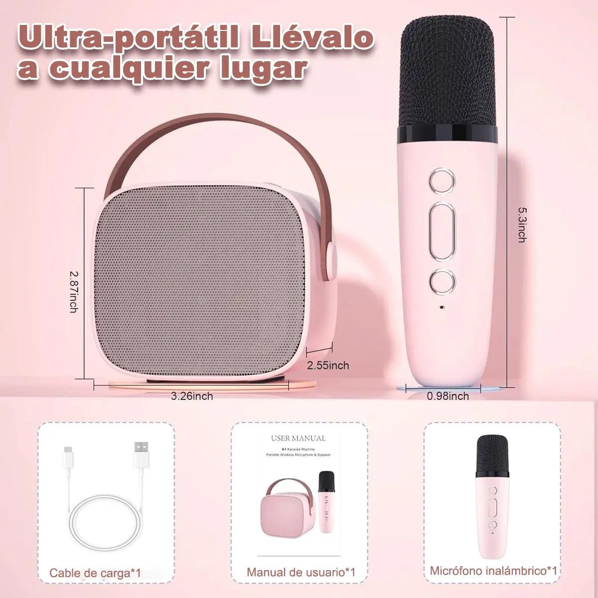 GENERICO - Altavoz Bluetooth Inalámbrico con Micrófono para Niños
