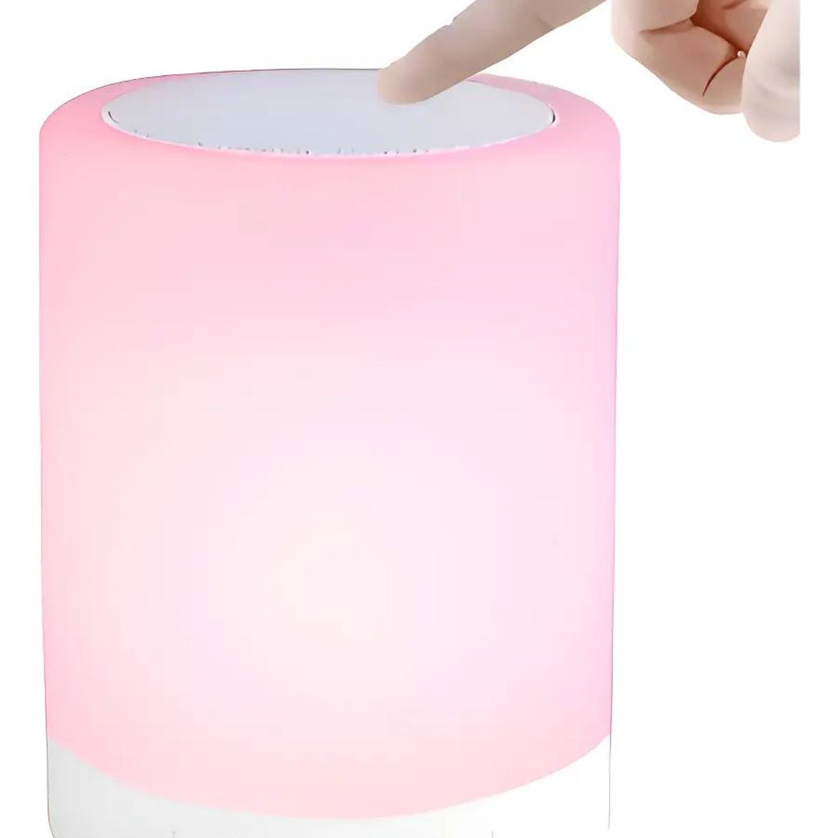 GENERICO - Parlante Bluetooth Recargable con Luz y Control Táctil
