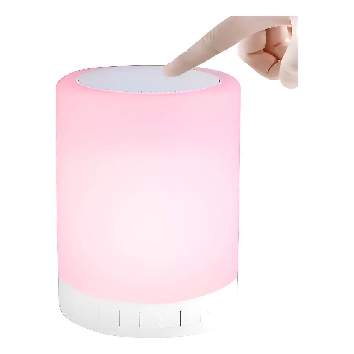 GENERICO - Parlante Bluetooth Recargable con Luz y Control Táctil
