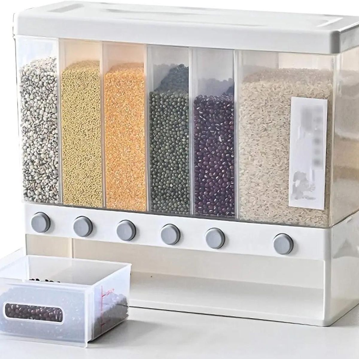 GENERICO - Dispensador múltiple de mesa para cereales y frutos secos