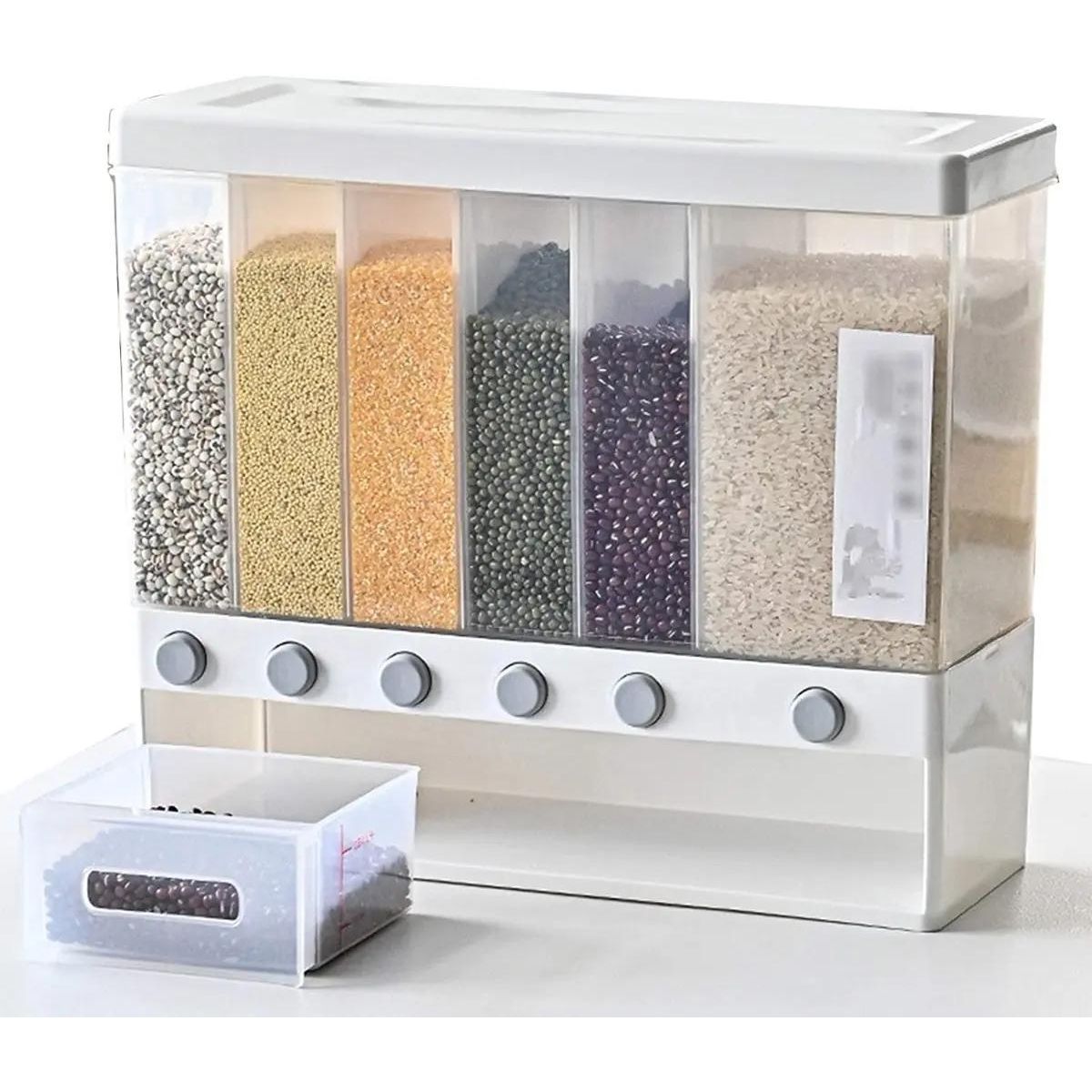 GENERICO - Dispensador múltiple de mesa para cereales y frutos secos
