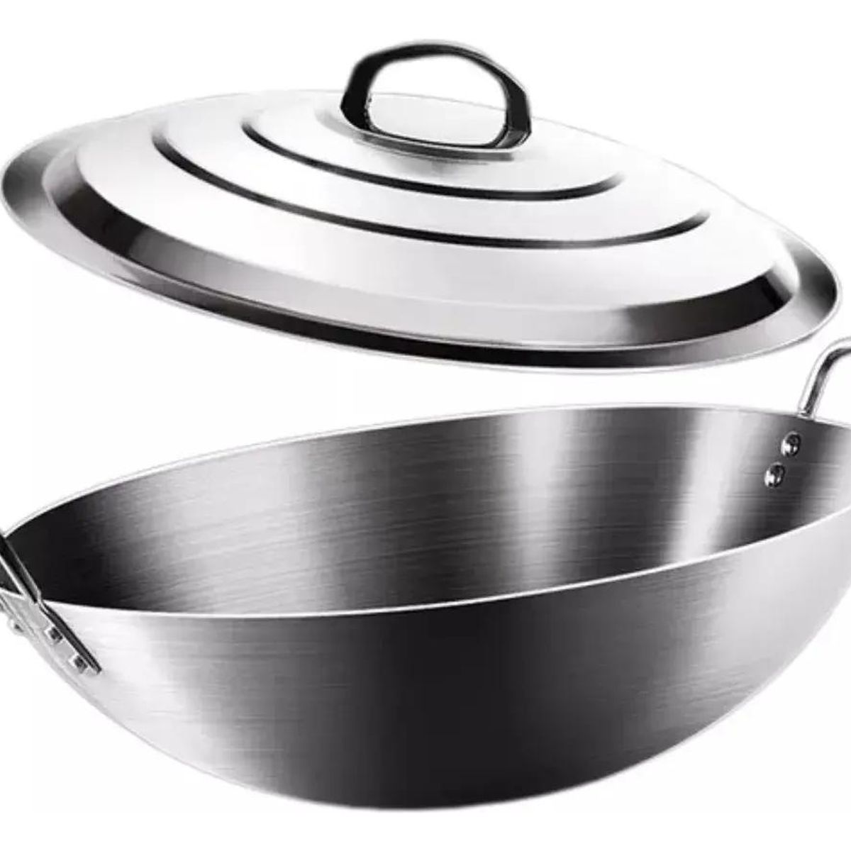 GENERICO - Disco de Acero Inoxidable para Cocimiento 50 cm con Tapa