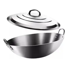 GENERICO - Disco de Acero Inoxidable para Cocimiento 50 cm con Tapa